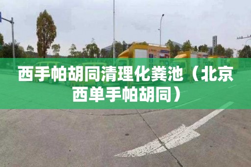 西手帕胡同清理化粪池（北京西单手帕胡同）