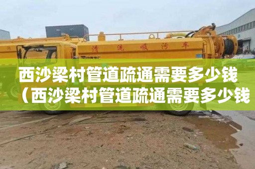 西沙梁村管道疏通需要多少钱（西沙梁村管道疏通需要多少钱一次）