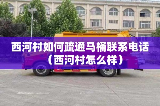 西河村如何疏通马桶联系电话（西河村怎么样）