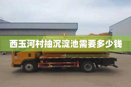 西玉河村抽沉淀池需要多少钱