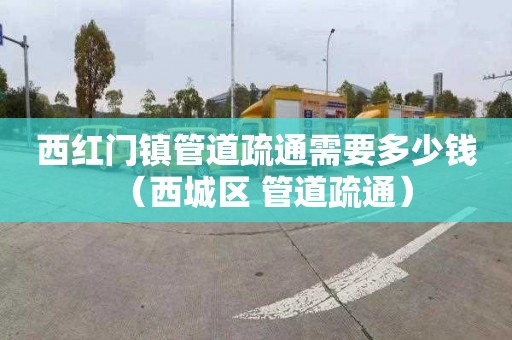 西红门镇管道疏通需要多少钱（西城区 管道疏通）