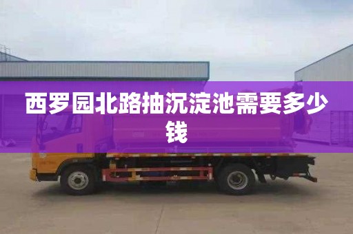 西罗园北路抽沉淀池需要多少钱