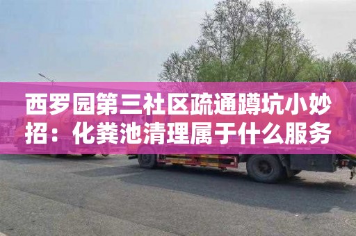 西罗园第三社区疏通蹲坑小妙招：化粪池清理属于什么服务