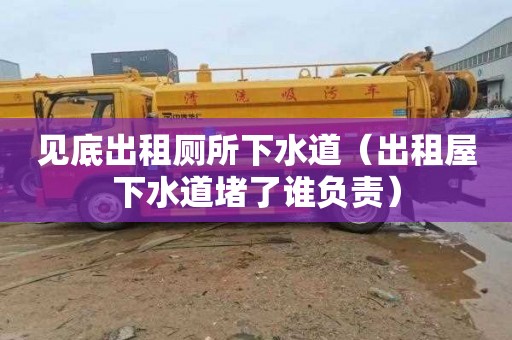 见底出租厕所下水道（出租屋下水道堵了谁负责）