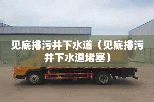 见底排污井下水道（见底排污井下水道堵塞）