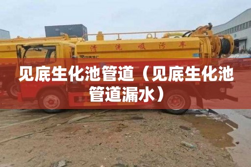 见底生化池管道（见底生化池管道漏水）