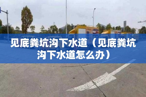 见底粪坑沟下水道（见底粪坑沟下水道怎么办）