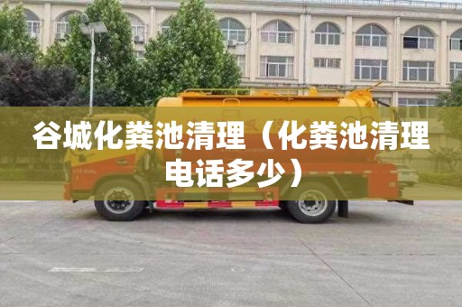 谷城化粪池清理（化粪池清理电话多少）
