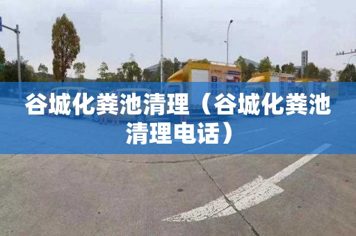 谷城化粪池清理（谷城化粪池清理电话）