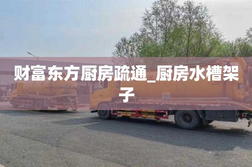 财富东方厨房疏通_厨房水槽架子