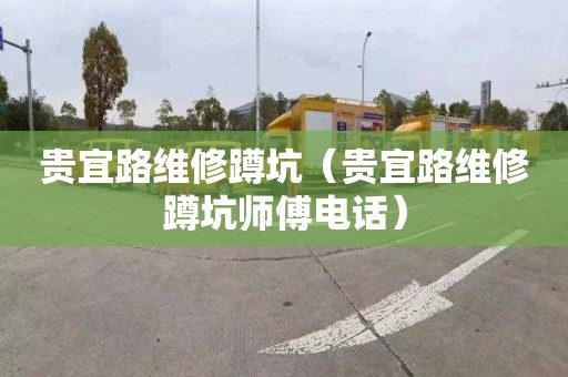 贵宜路维修蹲坑（贵宜路维修蹲坑师傅电话）