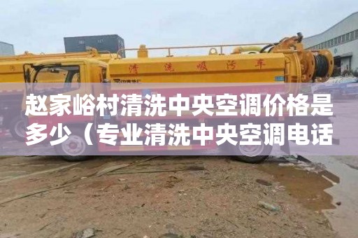 赵家峪村清洗中央空调价格是多少（专业清洗中央空调电话）