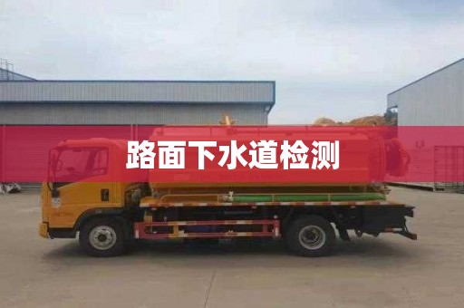 路面下水道检测