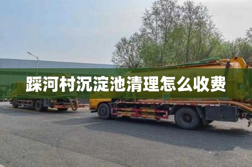 踩河村沉淀池清理怎么收费
