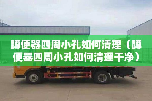 蹲便器四周小孔如何清理（蹲便器四周小孔如何清理干净）