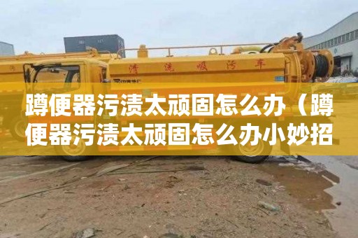 蹲便器污渍太顽固怎么办（蹲便器污渍太顽固怎么办小妙招）