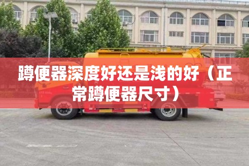 蹲便器深度好还是浅的好（正常蹲便器尺寸）