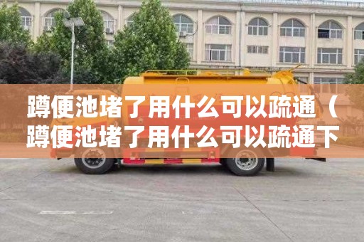 蹲便池堵了用什么可以疏通（蹲便池堵了用什么可以疏通下水道）