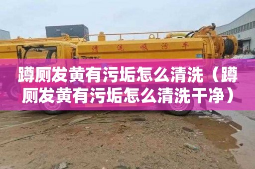 蹲厕发黄有污垢怎么清洗（蹲厕发黄有污垢怎么清洗干净）
