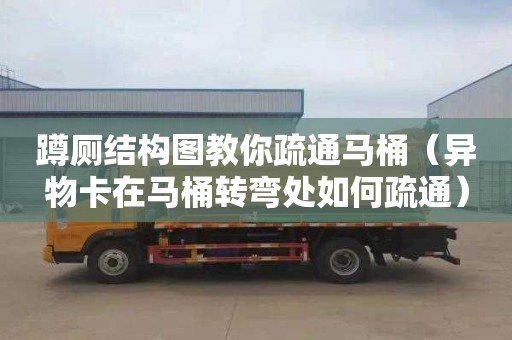 蹲厕结构图教你疏通马桶（异物卡在马桶转弯处如何疏通）
