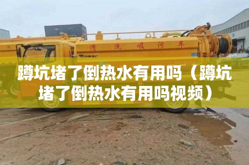 蹲坑堵了倒热水有用吗（蹲坑堵了倒热水有用吗视频）