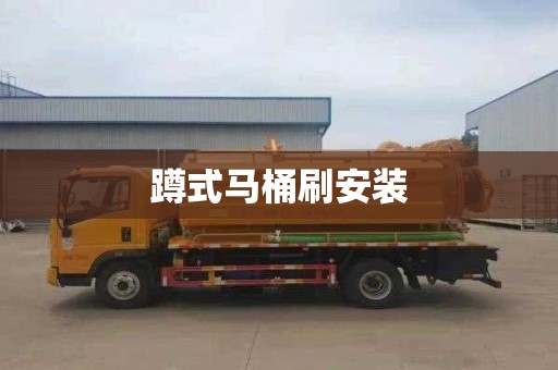 蹲式马桶刷安装