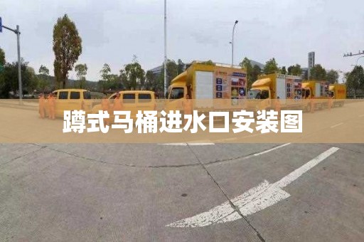 蹲式马桶进水口安装图