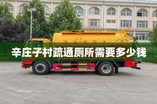 辛庄子村疏通厕所需要多少钱