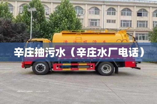 辛庄抽污水（辛庄水厂电话）