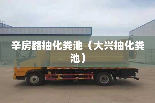 辛房路抽化粪池（大兴抽化粪池）