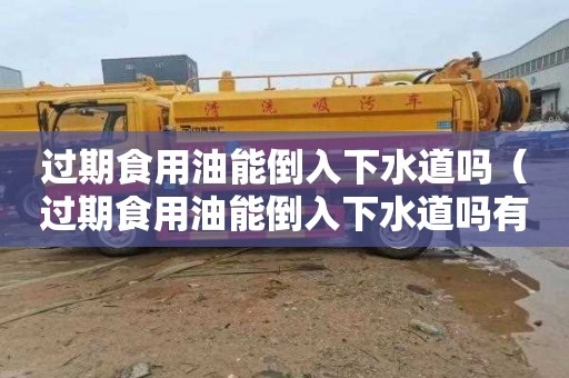 过期食用油能倒入下水道吗（过期食用油能倒入下水道吗有毒吗）