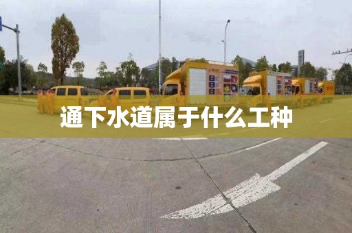 通下水道属于什么工种