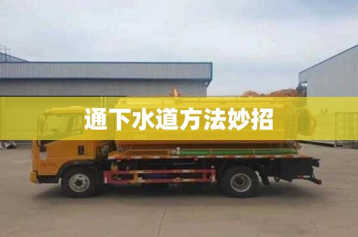 通下水道方法妙招