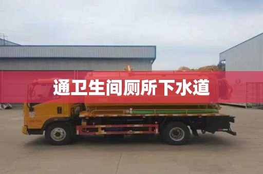 通卫生间厕所下水道
