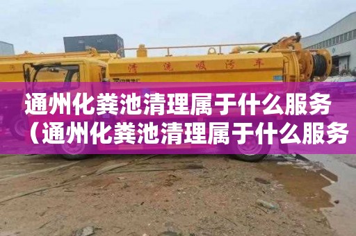 通州化粪池清理属于什么服务（通州化粪池清理属于什么服务范围）