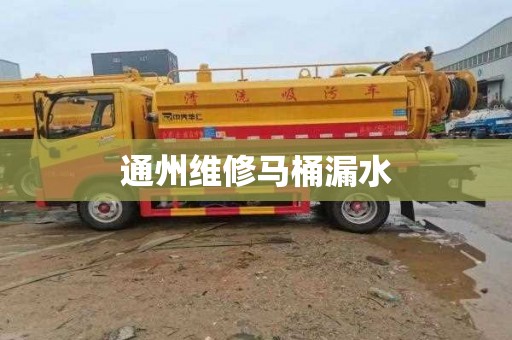 通州维修马桶漏水