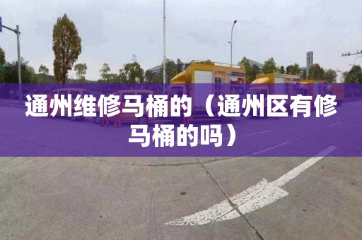 通州维修马桶的（通州区有修马桶的吗）