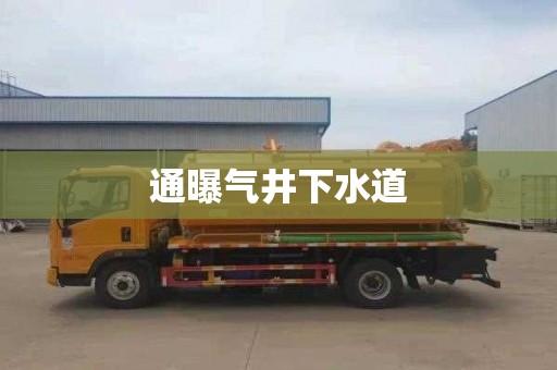 通曝气井下水道