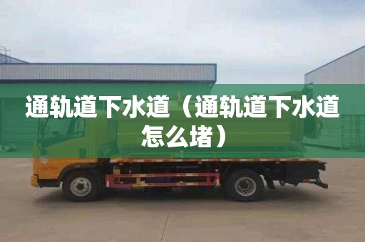 通轨道下水道（通轨道下水道怎么堵）