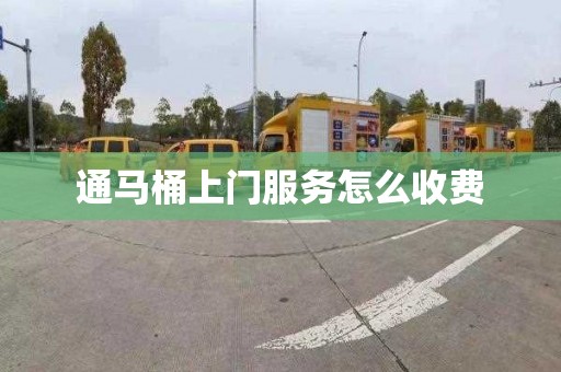 通马桶上门服务怎么收费