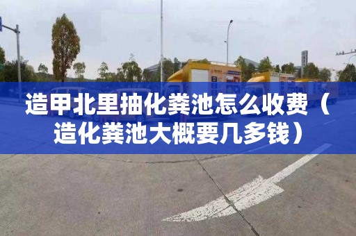 造甲北里抽化粪池怎么收费（造化粪池大概要几多钱）