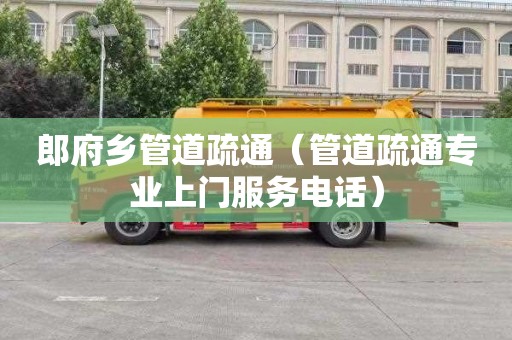郎府乡管道疏通（管道疏通专业上门服务电话）