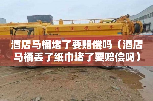 酒店马桶堵了要赔偿吗（酒店马桶丢了纸巾堵了要赔偿吗）