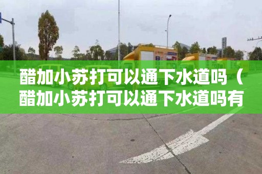 醋加小苏打可以通下水道吗（醋加小苏打可以通下水道吗有毒吗）