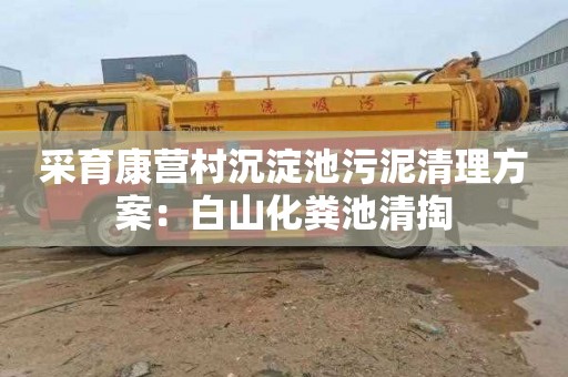 采育康营村沉淀池污泥清理方案：白山化粪池清掏