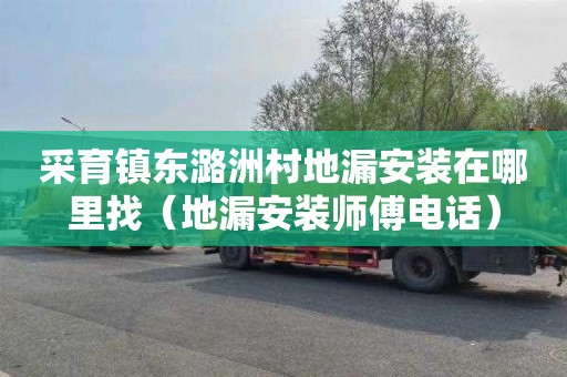 采育镇东潞洲村地漏安装在哪里找（地漏安装师傅电话）