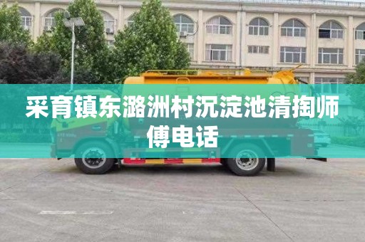 采育镇东潞洲村沉淀池清掏师傅电话