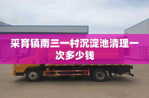 采育镇南三一村沉淀池清理一次多少钱