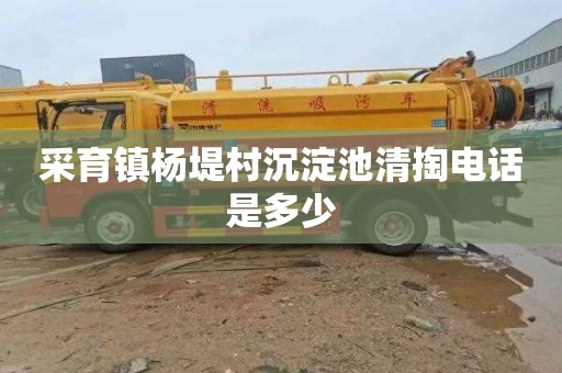 采育镇杨堤村沉淀池清掏电话是多少