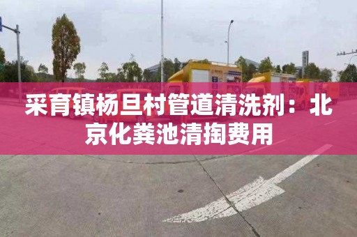 采育镇杨旦村管道清洗剂：北京化粪池清掏费用